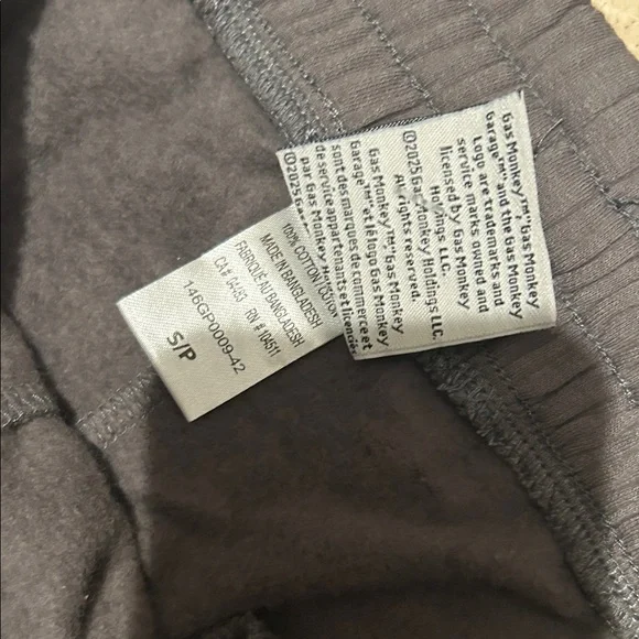 NEW 🆕 Gas Monkey Garage Grey Graphic Jogging Sweatpants size S - Picture 6 of 6